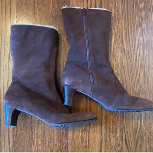 Cole Haan Suede Wool Boots